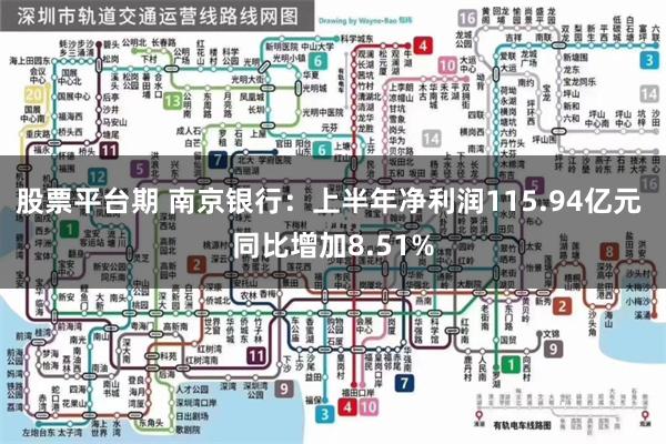 股票平台期 南京银行：上半年净利润115.94亿元 同比增加8.51%